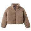 Mädchen Teddyjacke mit Stehkragen