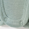 Baby Wolle-Seide-Body mit Schlupfkragen