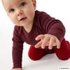 Baby Wolle-Seide-Body mit Schlupfkragen