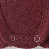 Baby Wolle-Seide-Body mit Schlupfkragen