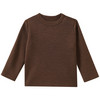 Baby Wolle-Seide-Shirt unifarben