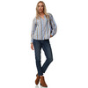 Damen Bluse im Streifen-Look