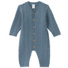 Newborn Overall mit Zopfstrick-Muster