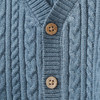 Newborn Overall mit Zopfstrick-Muster
