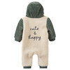 Newborn Teddyoverall mit Cord-Details