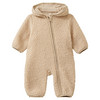 Newborn Teddy-Overall mit Kapuze