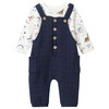 Newborn Set Latzhose und Langarmshirt