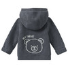 Newborn Strickjacke mit Bär-Stickerei