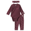 Newborn Set mit Body, Hose und Stirnband