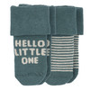 2 Paar Newborn Socken mit Umschlagbündchen