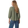 Damen Modal-Bluse mit Knopfleiste