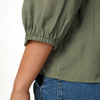 Damen Modal-Bluse mit Knopfleiste