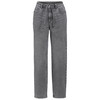 Damen Mom-Jeans mit Used-Waschung