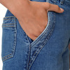 Damen Wide-Leg-Jeans mit Used-Waschung