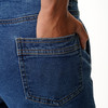 Damen Wide-Leg-Jeans mit Used-Waschung