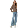 Damen Strickjacke mit Stickerei
