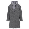 Damen Kurzmantel in Bouclé-Optik
