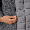Damen Kurzmantel in Bouclé-Optik