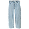 Mädchen Jeans mit Elastikbund hellblau