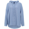 Damen Musselin-Bluse mit Kapuze