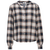 Damen Karobluse mit Knopfleiste