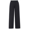 Damen Wide-Leg-Hose mit Taschen schwarz