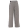 Damen Wide-Leg-Hose mit Taschen grau