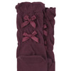 1 Paar Damen Socken mit Zierschleife