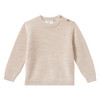 Baby Merino-Strickpullover unifarben