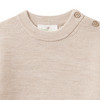 Baby Merino-Strickpullover unifarben
