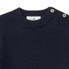 Baby Merino-Strickpullover unifarben