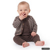 Baby Merino-Strickpullover unifarben