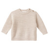 Newborn Merino-Strickpullover unifarben
