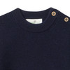 Newborn Merino-Strickpullover unifarben