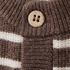Newborn Merino-Strickjacke mit Streifen