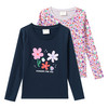 2 Mädchen Langarmshirts im Set