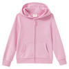 Mädchen Sweatjacke im Basic-Look rosa