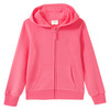 Mädchen Sweatjacke im Basic-Look pink