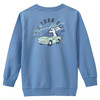 Jungen Sweatshirt mit Rücken-Print blau