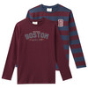 2 Jungen Langarmshirts mit Print