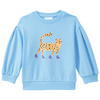 Baby Sweatshirt mit Tier-Print hellblau