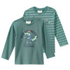 2 Baby Langarmshirts mit Print