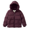 Kinder Pufferjacke in Unifarben dunkelrot