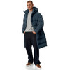 Heren puffermantel met capuchon
