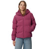 Damespufferjack in effen kleuren