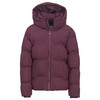 Damespufferjack in effen kleuren