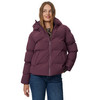 Damespufferjack in effen kleuren