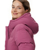 Dames puffermantel met capuchon