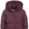 Dames puffermantel met capuchon