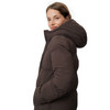 Dames puffermantel met capuchon